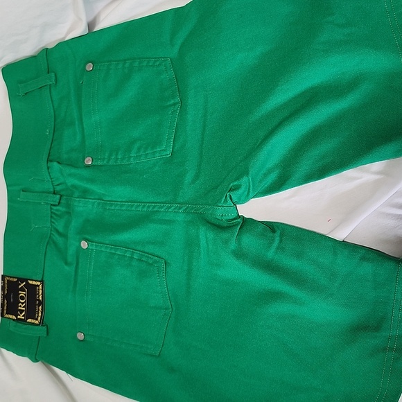Kroix Premium Denim Green Shorts Size Medium NWT - Picture 5 of 7